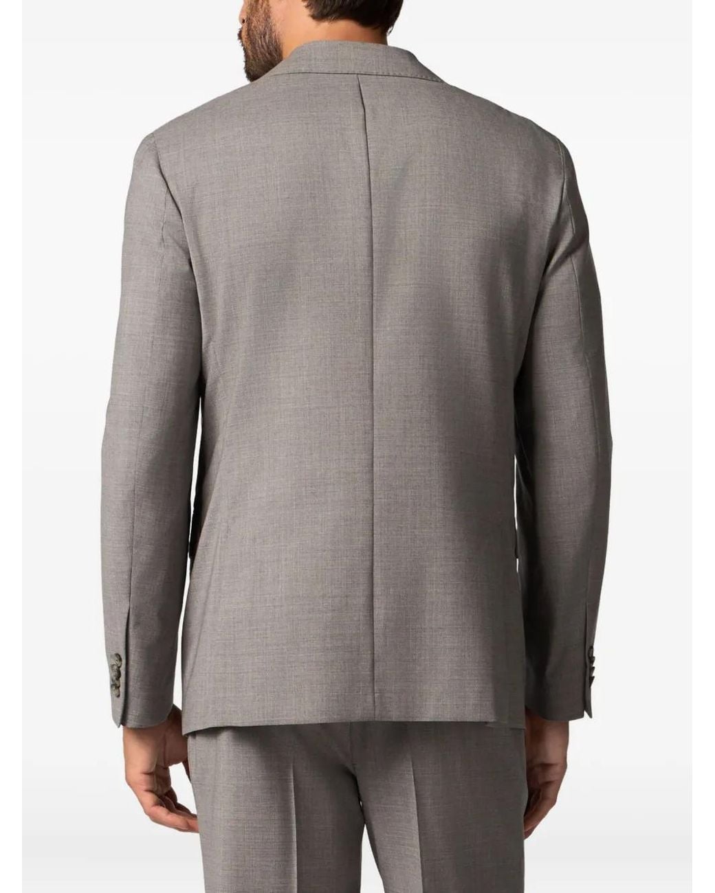 Brooks Brothers Gray Virgin-Wool Blazer for men