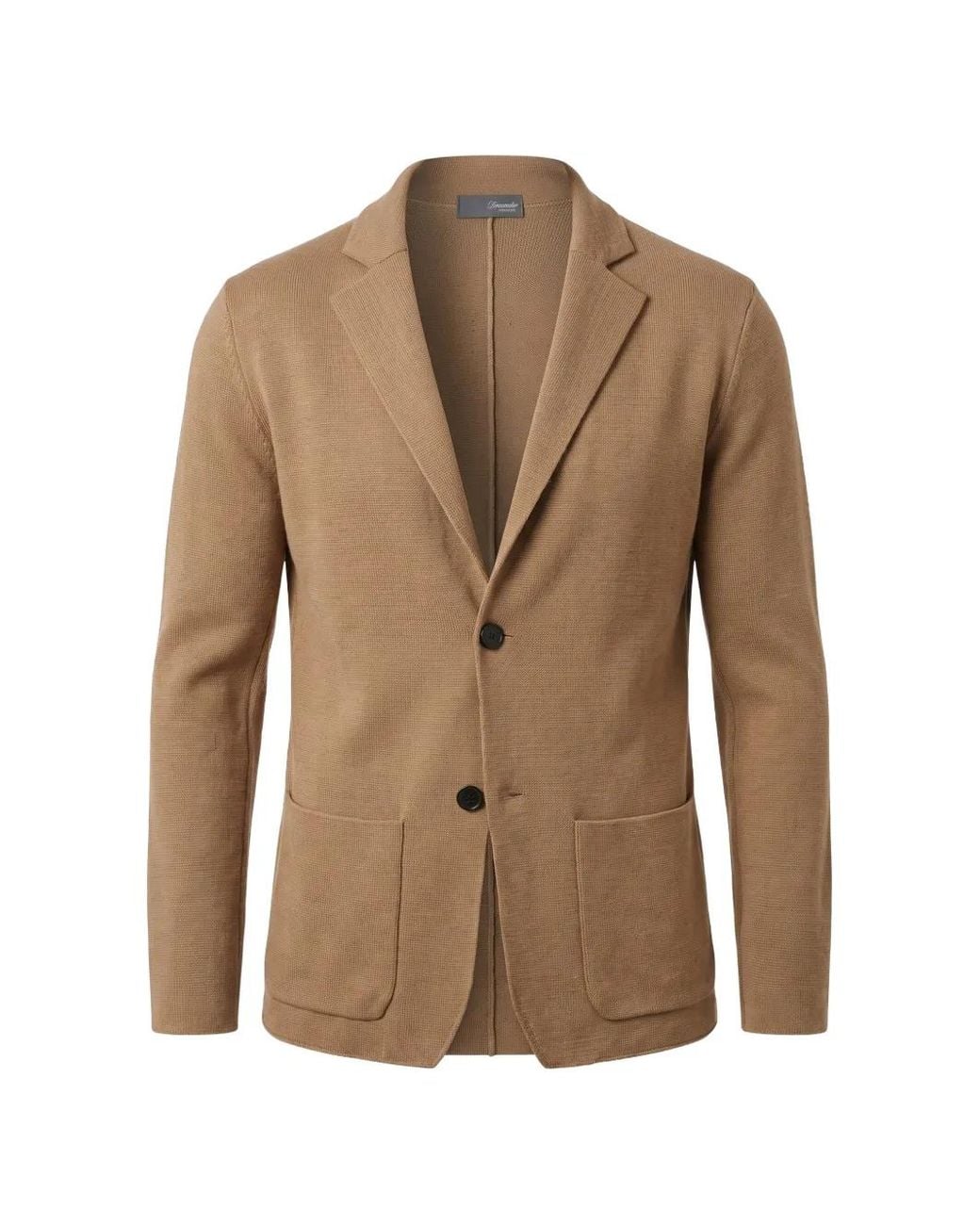 Drumohr Brown Single-Breasted Blazer for men
