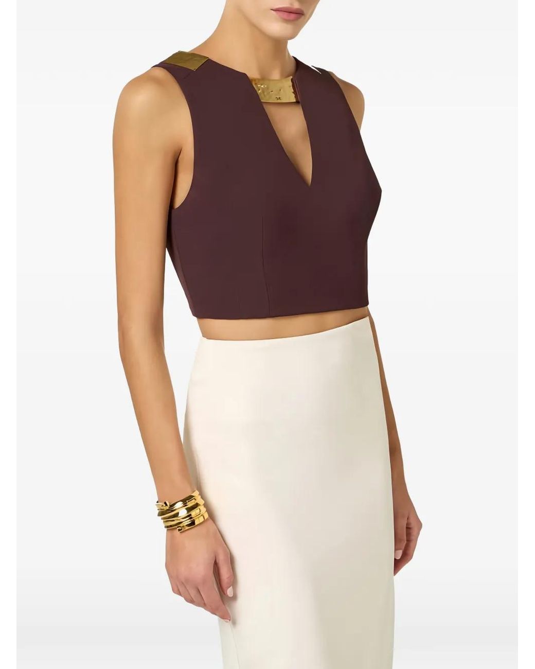 Elisabetta Franchi Purple Top