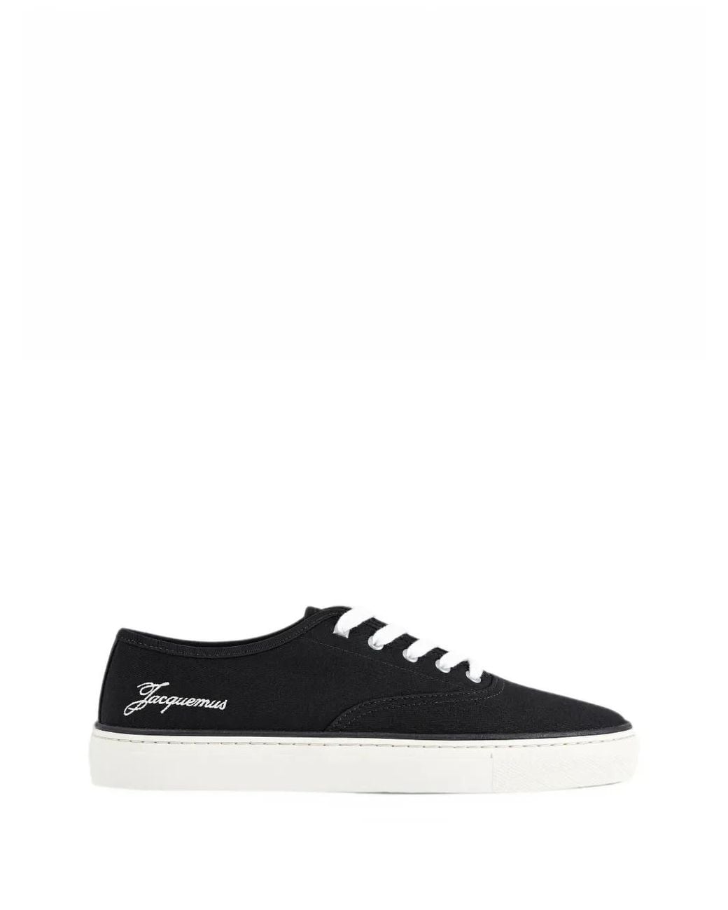 Jacquemus White The Féfé Logo-Embroidered Sneakers