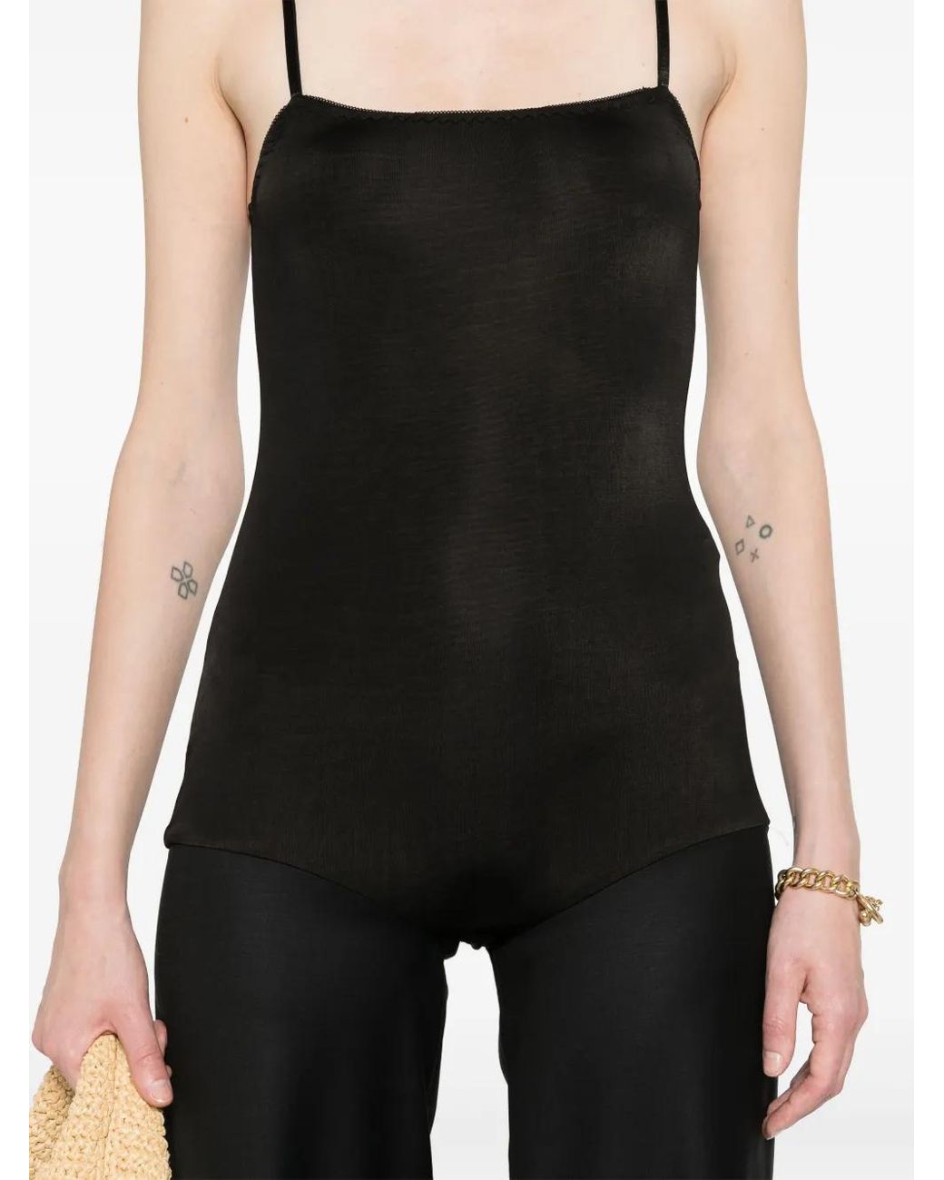 Christopher Esber Black Talus Wool Jumpsuit