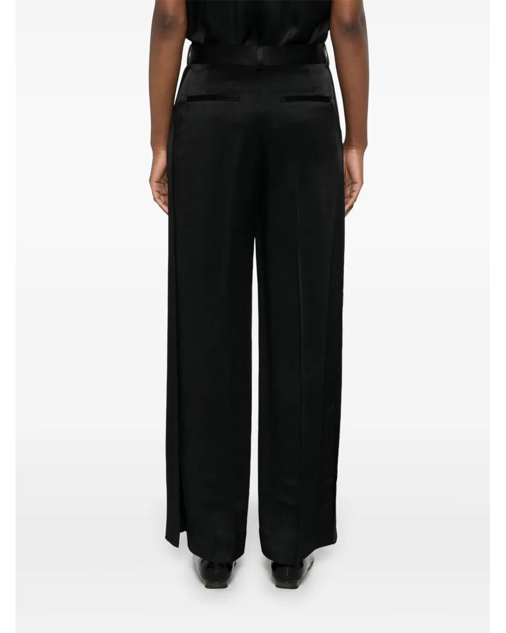 Totême Cropped Broek in het Black