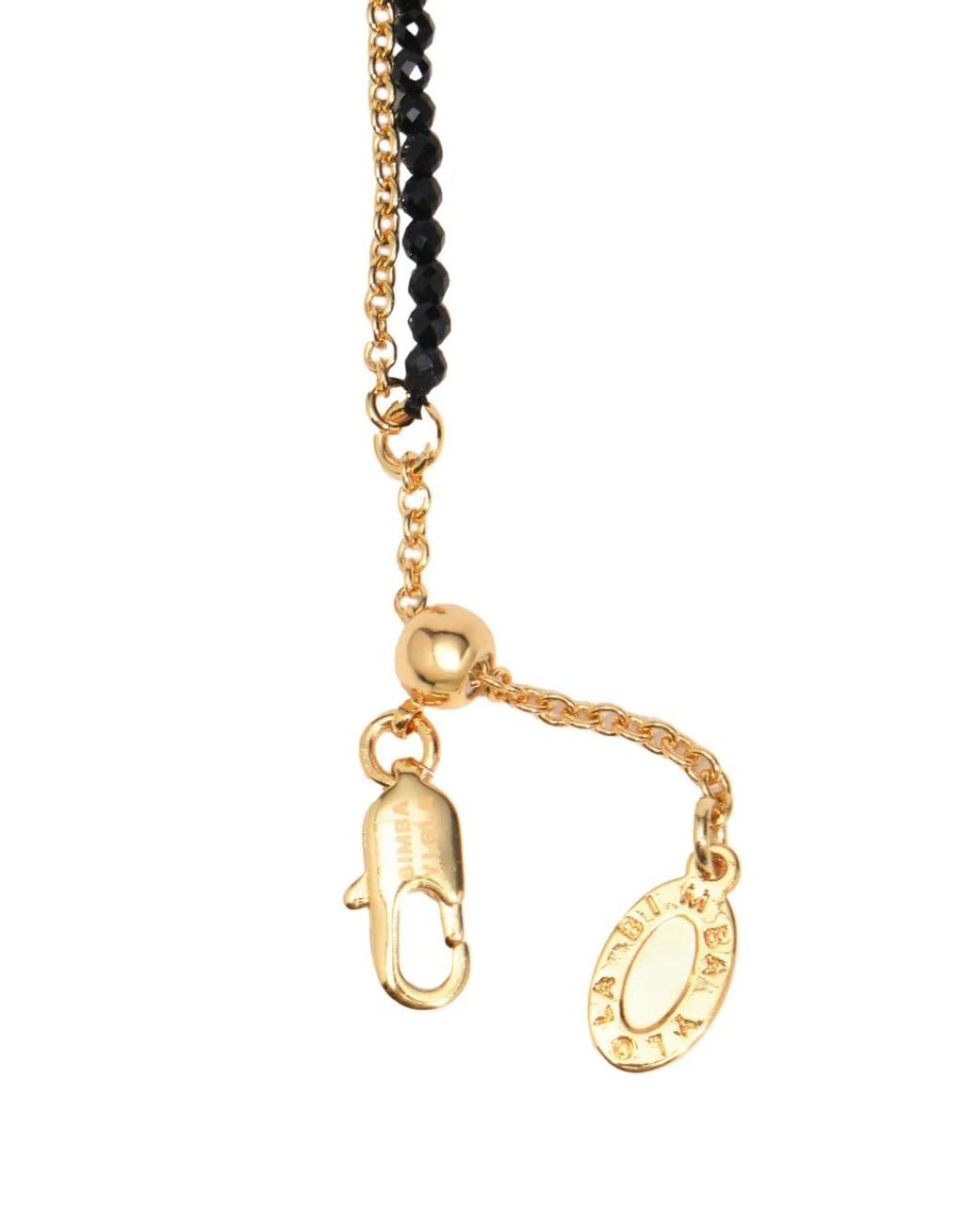 Bimba Y Lola Natural Heart-Logo Double-Chain Bracelet