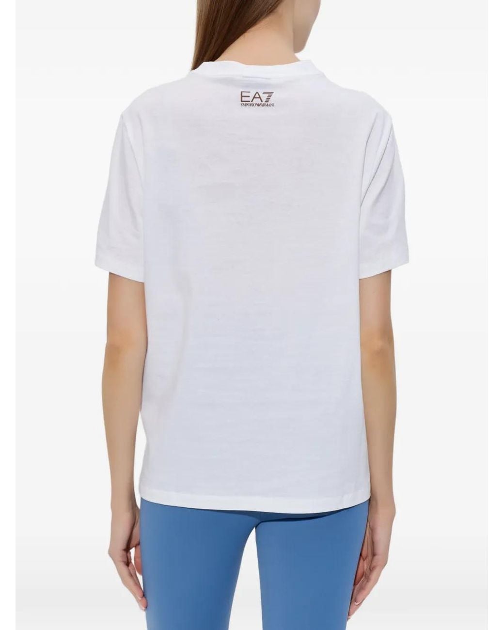 EA7 White Logo T-Shirt