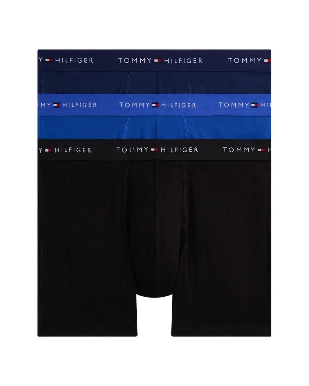 Tommy Hilfiger Blue 3 Pack Boxer Brief Multi for men