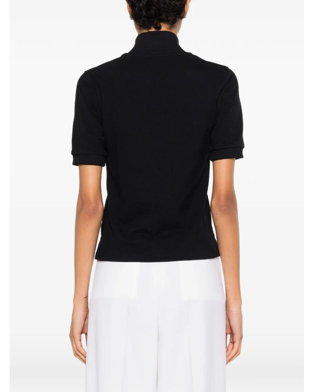 Marie Adam-Leenaerdt Black Polo À Manches Courtes
