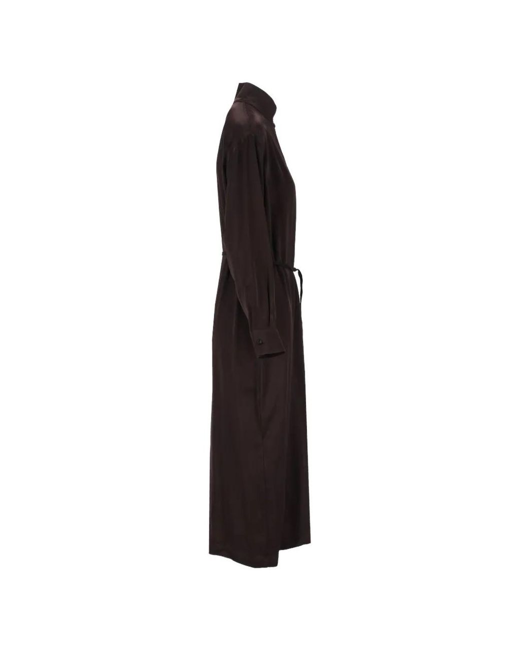 Barena Black Querina Lucens Belted Midi Dress