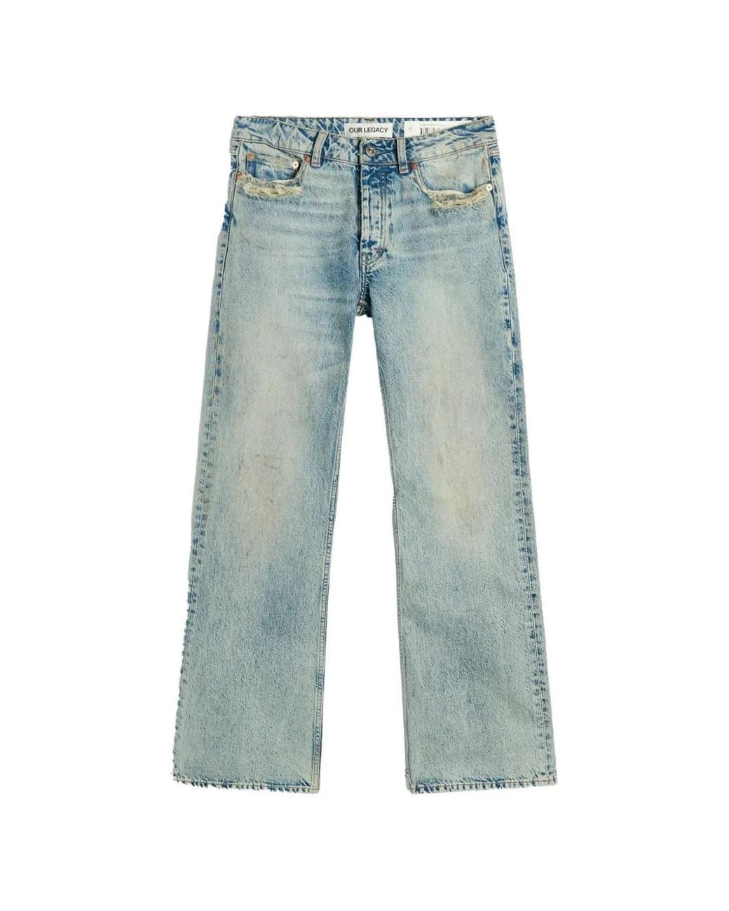Our Legacy Blue Rover Cut Jeans