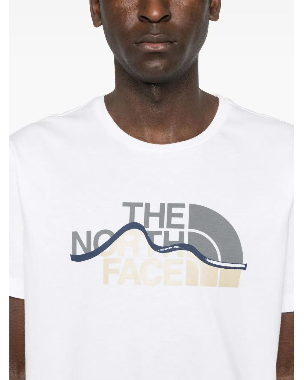 The North Face White Crew Neck T-Shirt for men