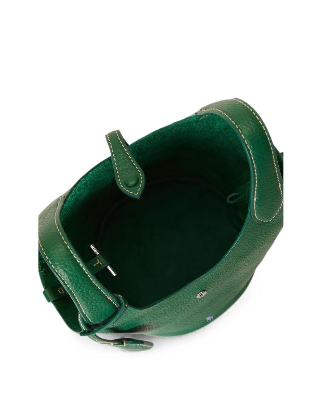 Polo Ralph Lauren Green Polo Play Leather Tote Bag