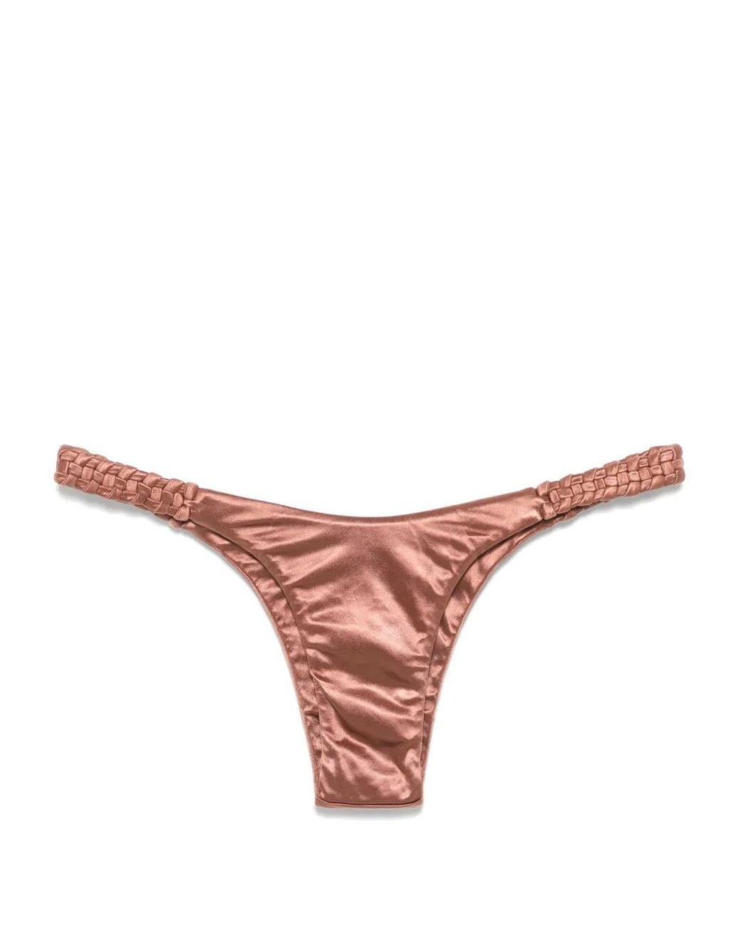 Isa Boulder Pink Highweave Bikini Bottoms