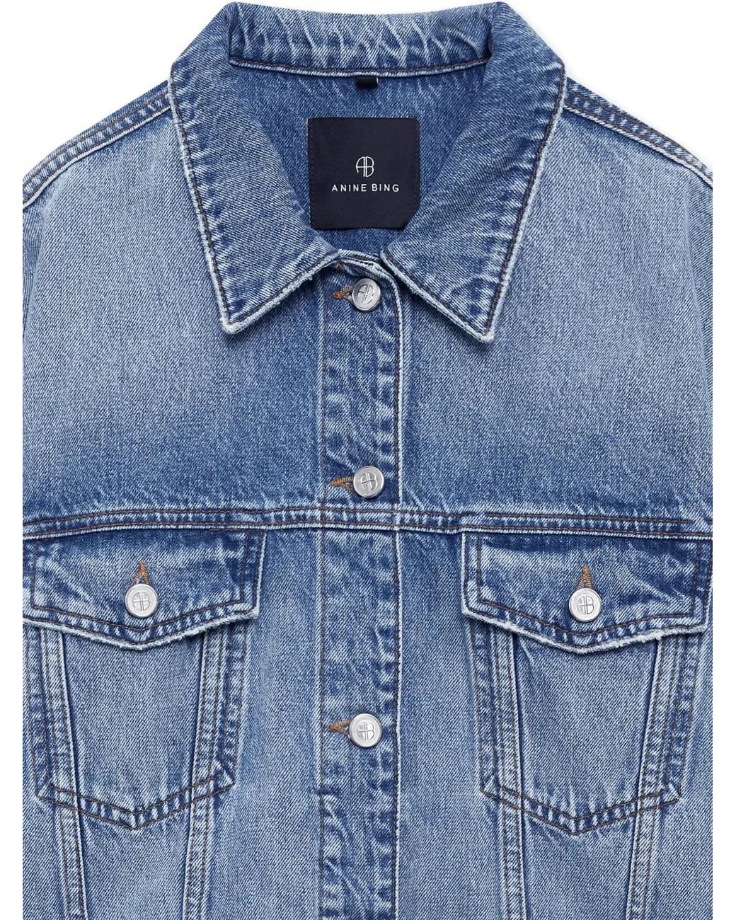 Anine Bing Blue Quincy Jacket