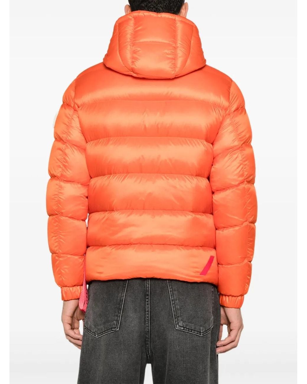 AFTER LABEL Orange Hooded Jacket for men