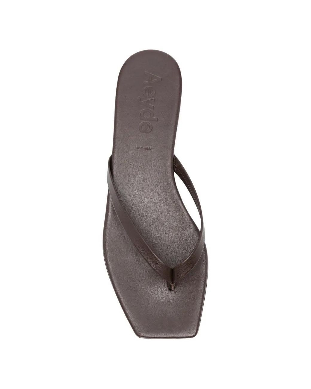 Aeyde White Renee Flip Flop