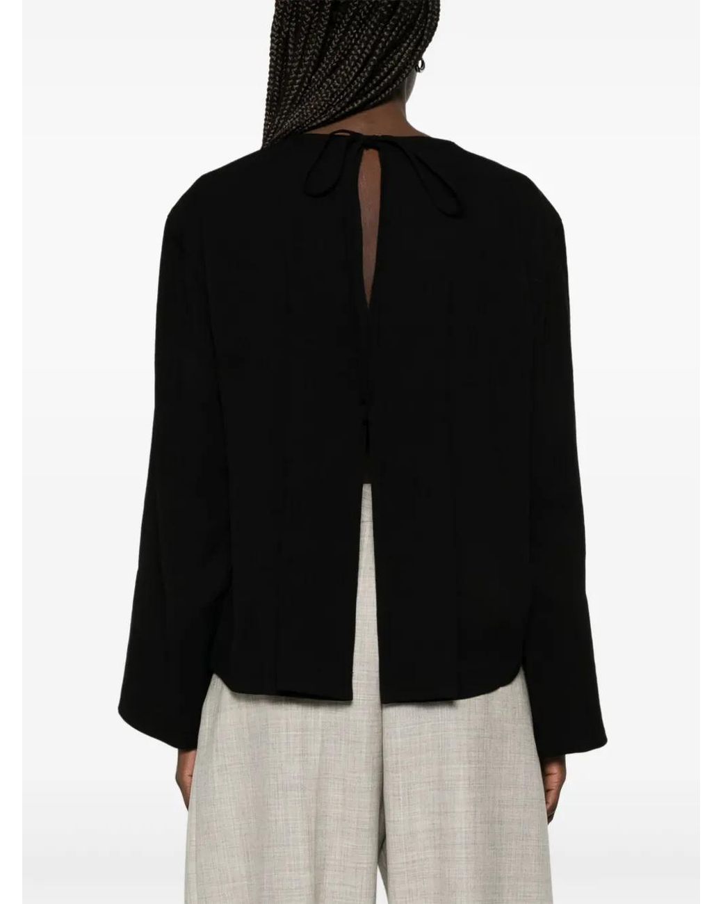 Studio Nicholson Black Eorsa Blouse