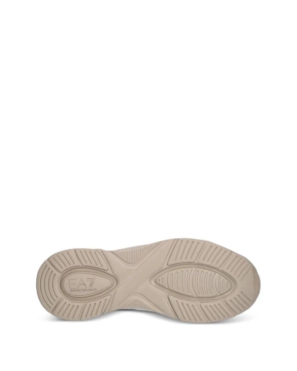 EA7 Natural Cut-Out-Effect Sneakers
