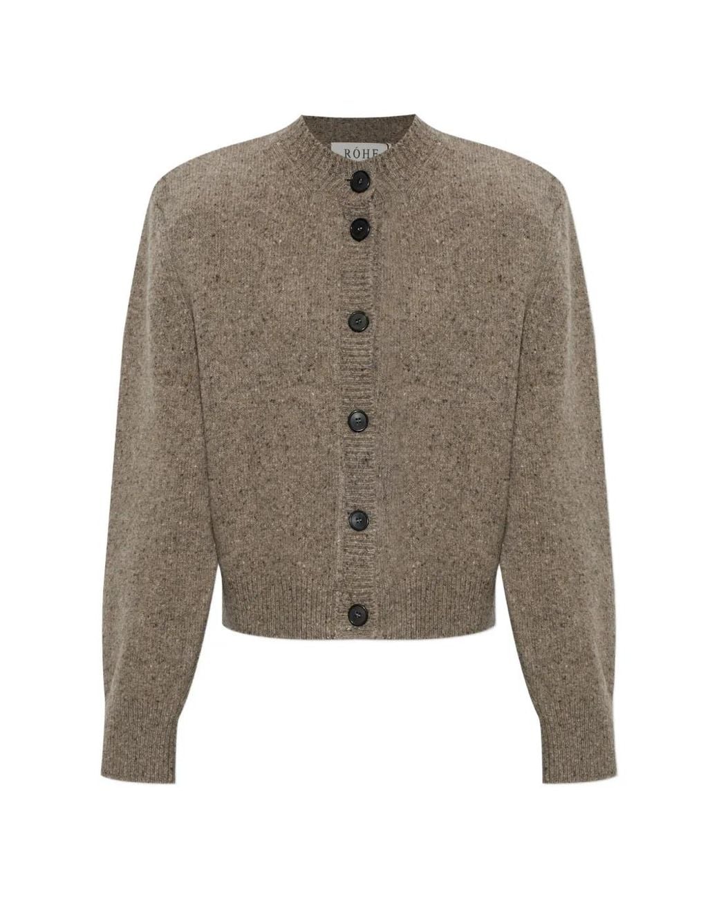 Rohe Brown Button-Up Cardigan
