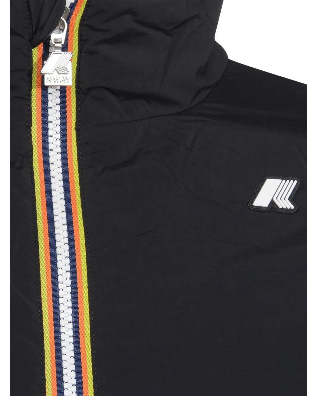 Veste À Patch Logo K-Way pour homme en coloris Black
