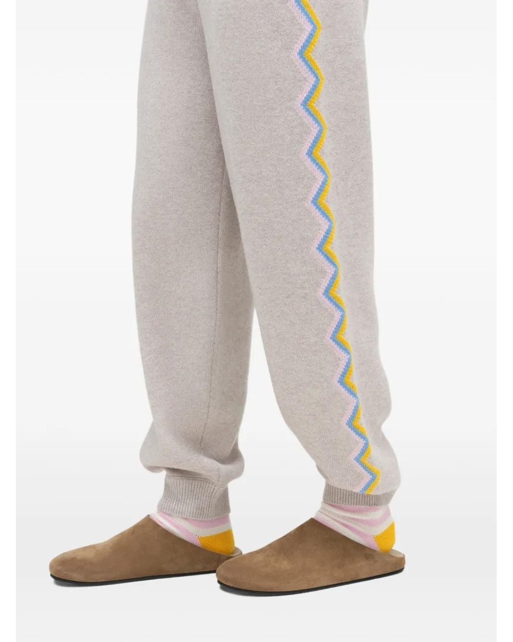 Chinti & Parker White Snoopy Ski Track Pants