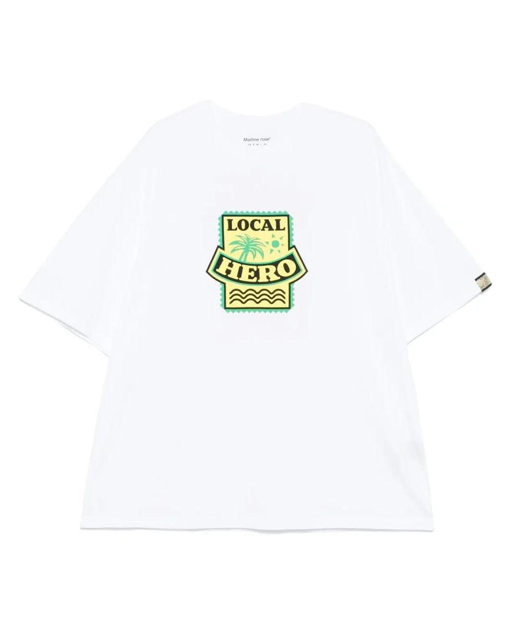 Martine Rose White Cotton T-Shirt