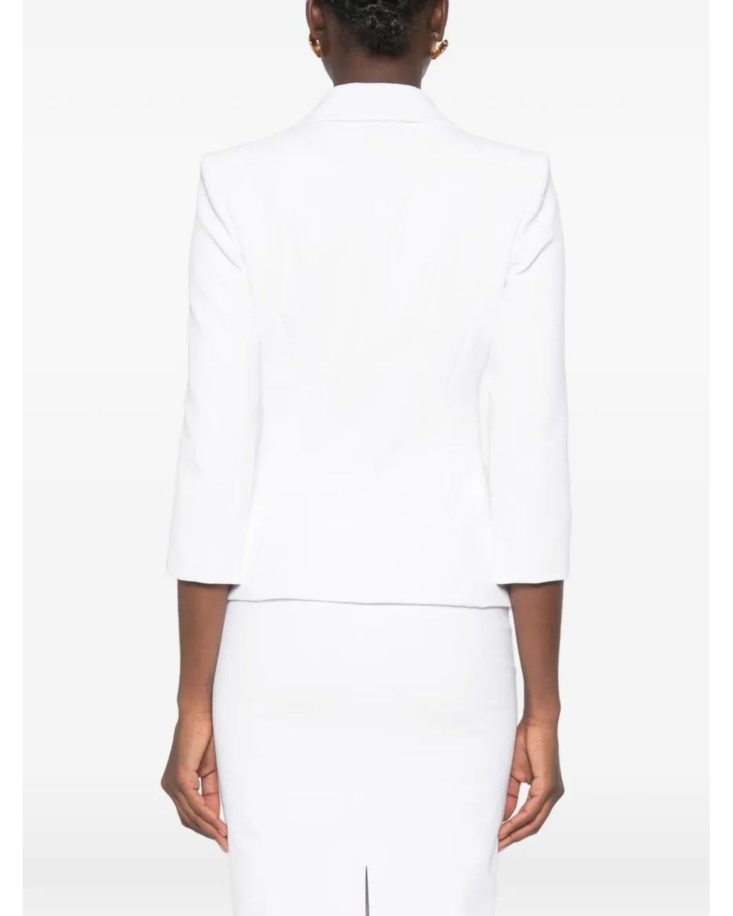 Elisabetta Franchi White Jacket