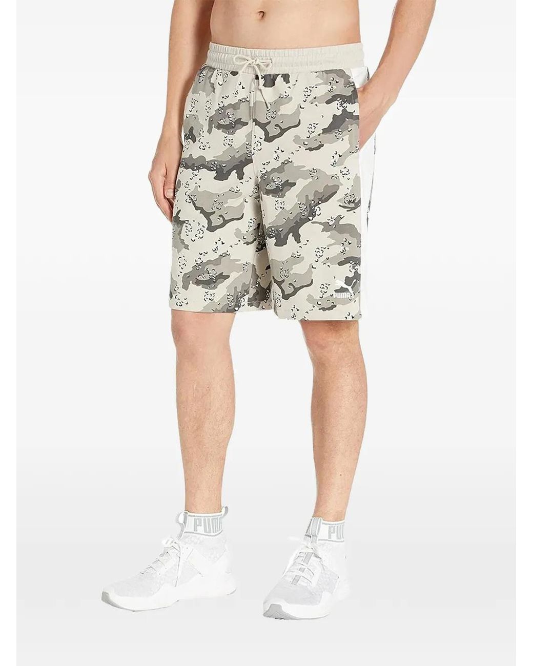 PUMA Natural Camouflage Print Shorts for men