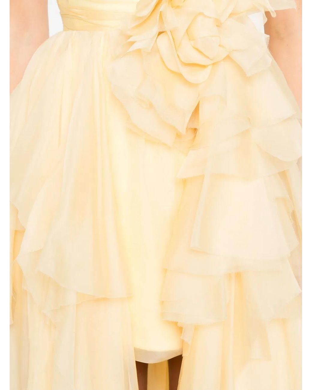 Loulou Metallic Flower-Embellishment Maxi Dress