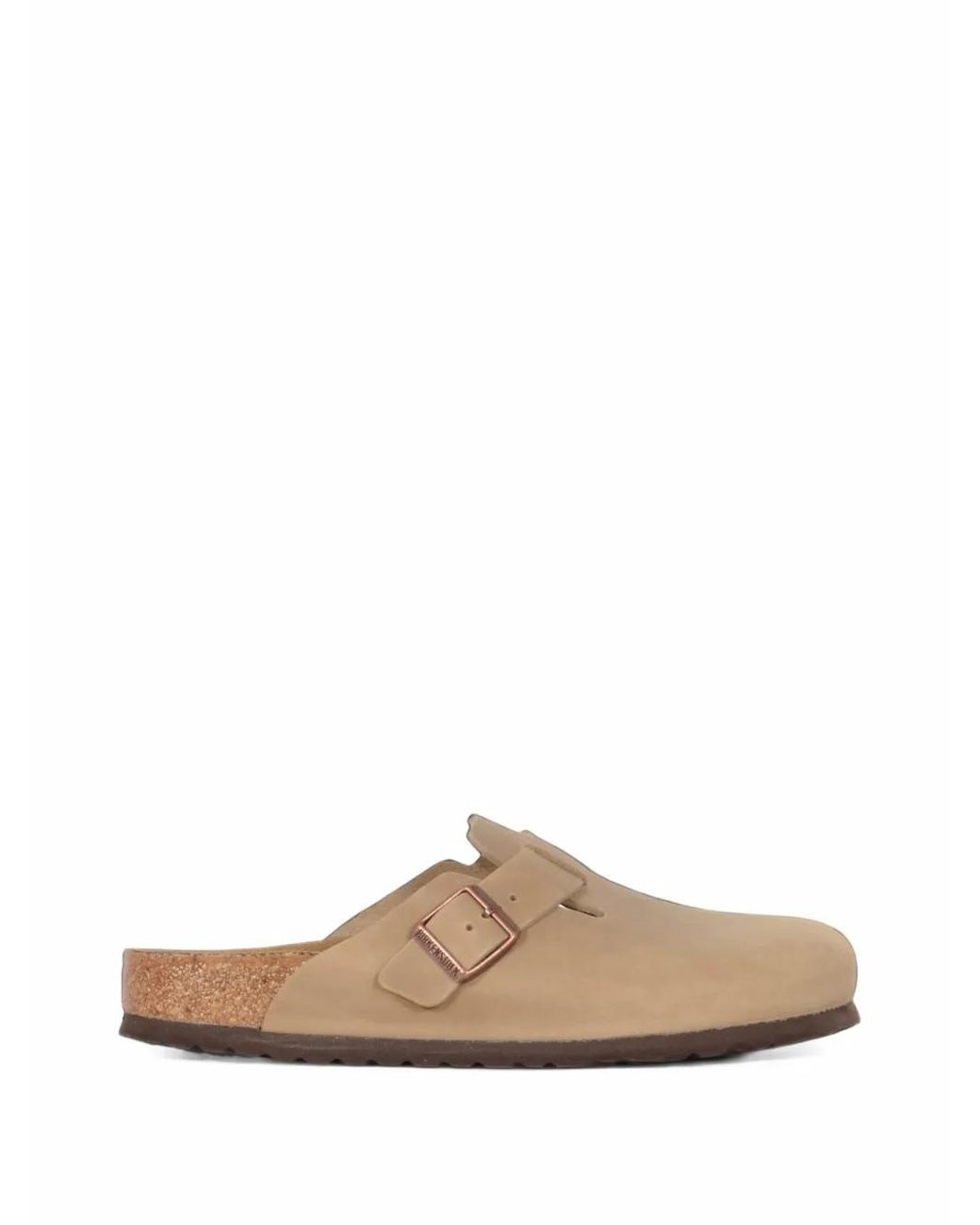 Birkenstock White Boston Soft Footbed Clogs