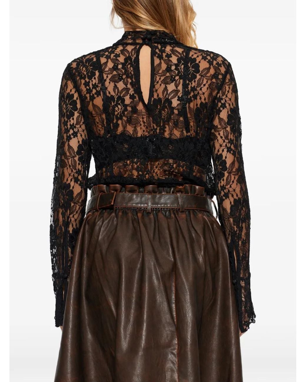 Baum und Pferdgarten Black Meena Lace Top