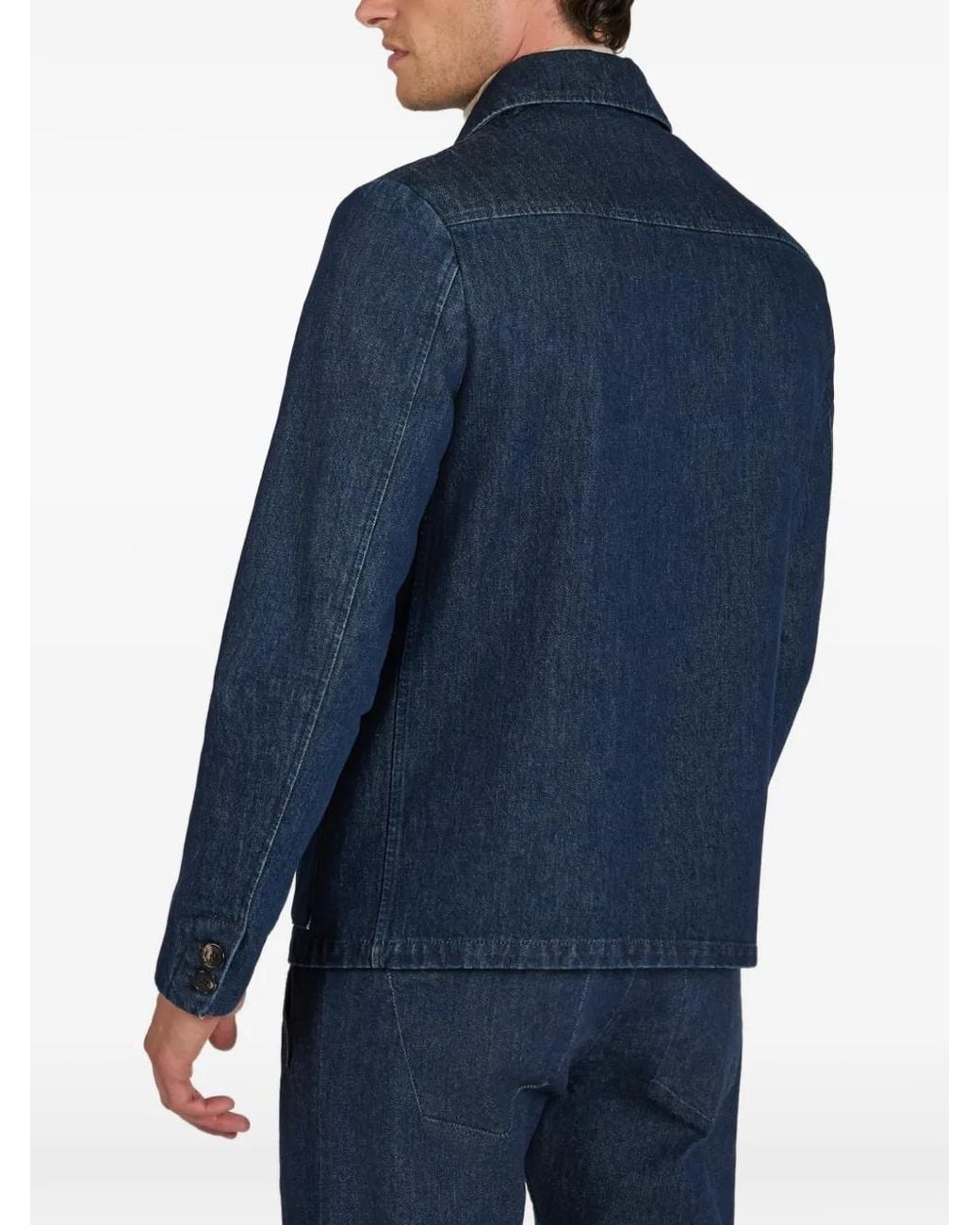 Slowear Blue Veste En Jean for men