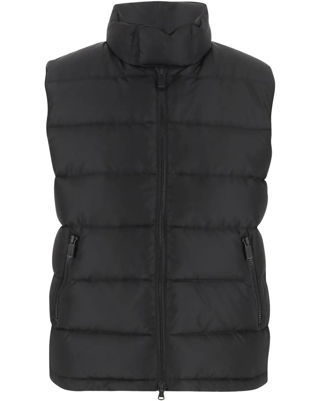 Aspesi Black Recycled Nylon New Minnie Vest Down Jacket