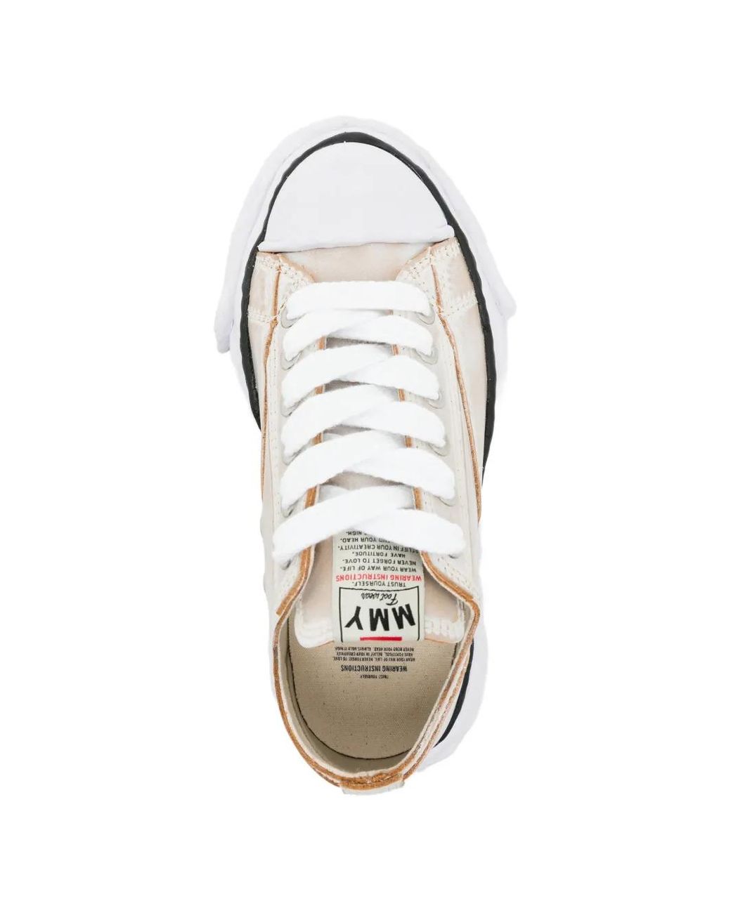 Maison Mihara Yasuhiro White Peterson23 Og Sole Leather Effect Low-Top Sneakers