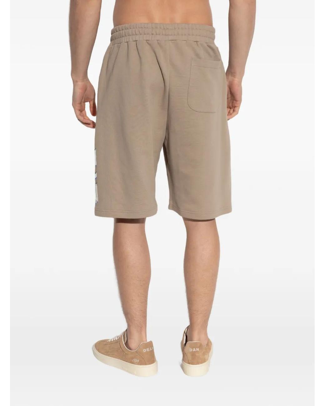 EA7 Natural Logo Track Shorts for men