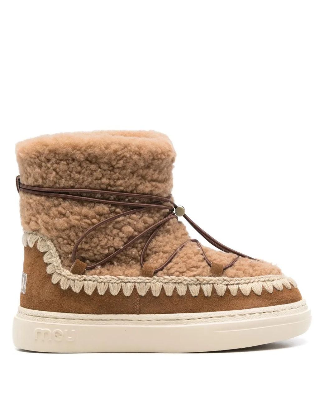 Mou Brown Sneaker Boots