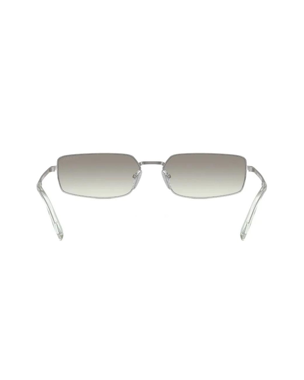 Prada Gray Prada Pr A60S Rectangle Sunglasses