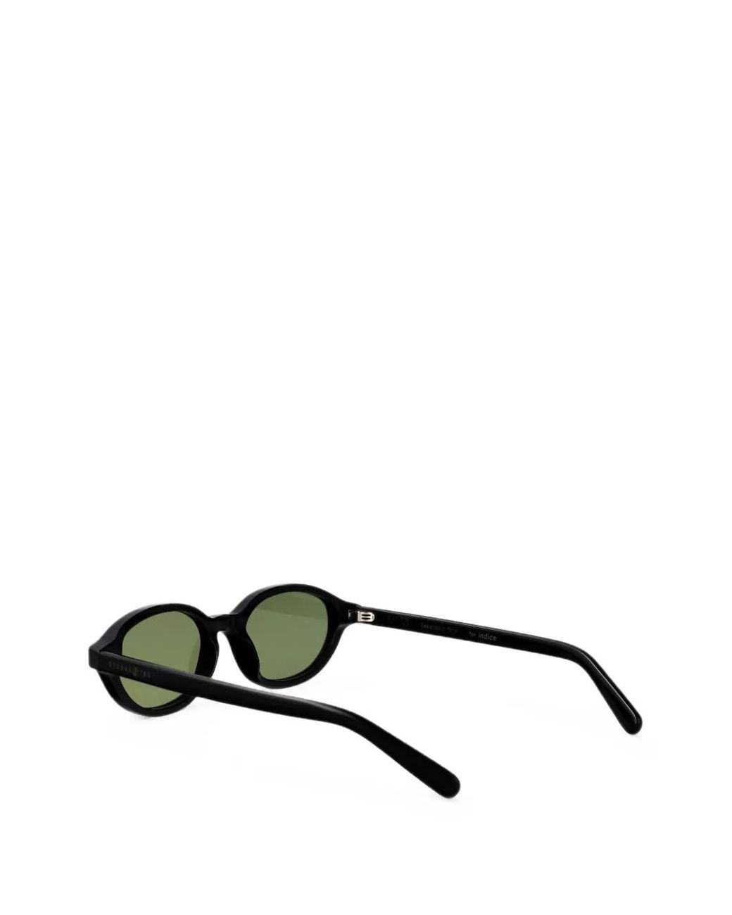 MM6 by Maison Margiela Green Lunettes De Soleil À Monture Basse for men