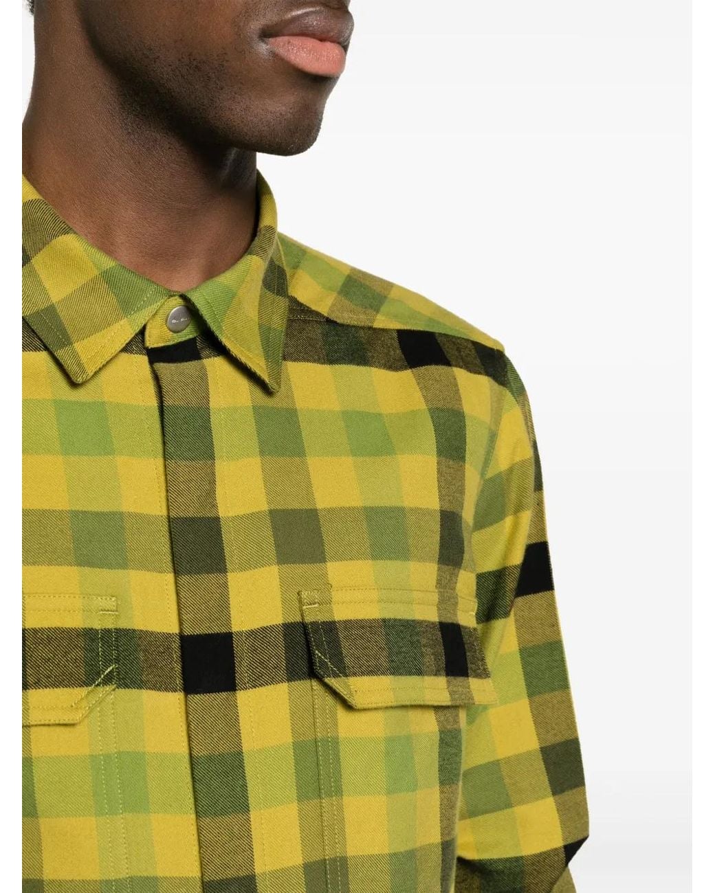 Rick Owens Green Casual Shirts for men