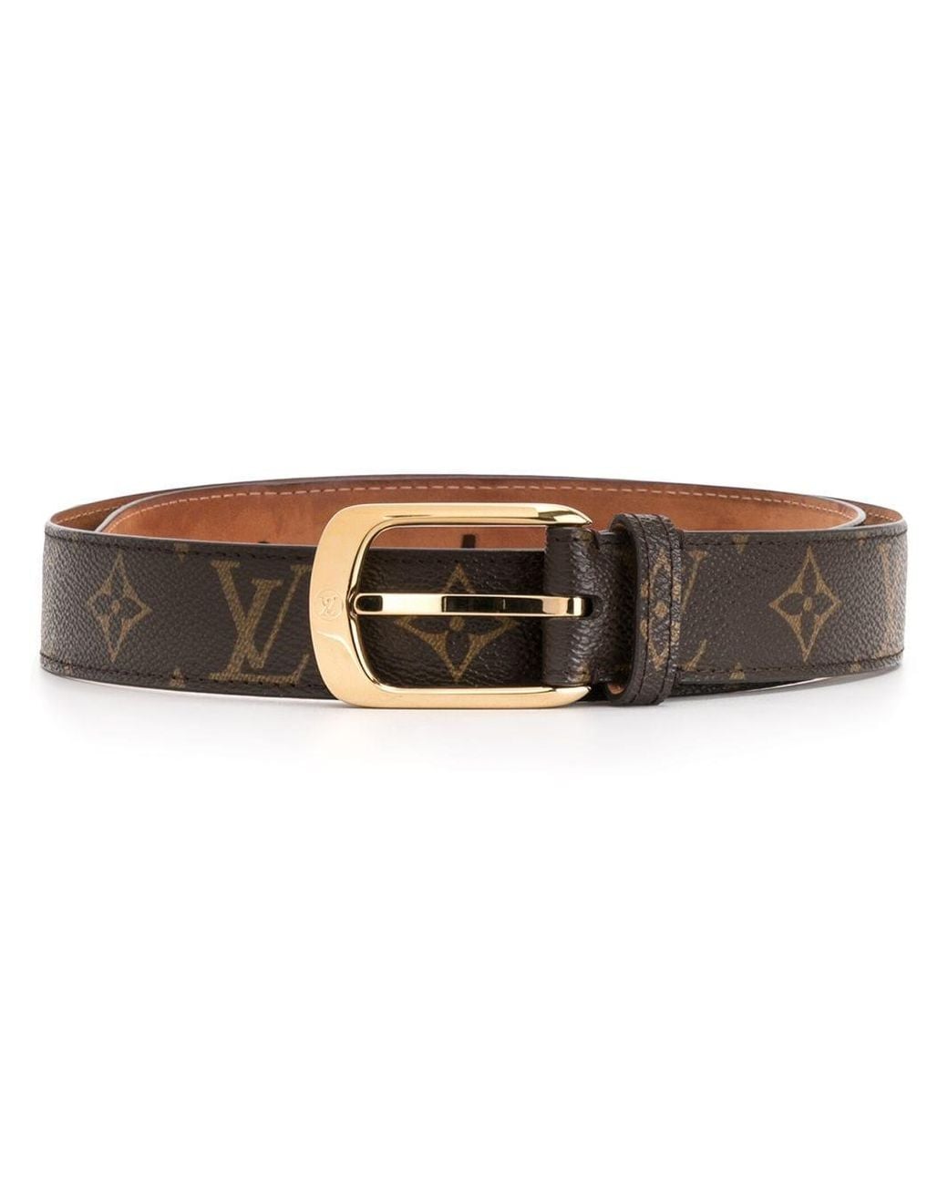 Louis Vuitton Riem Met Logo in het Bruin | Lyst NL