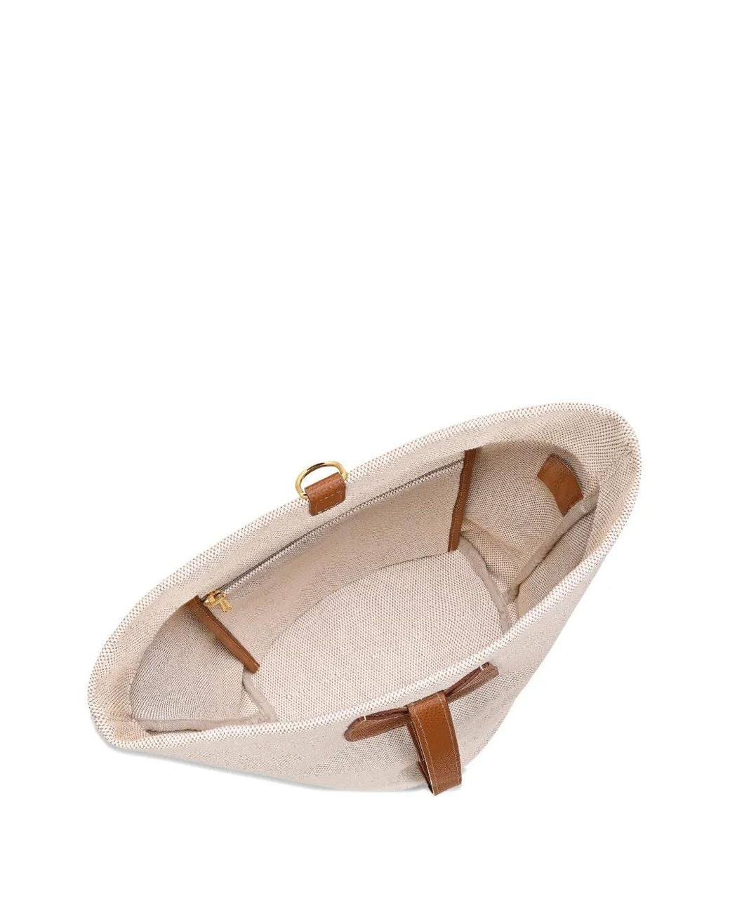 Longchamp White L Le Foulonné Bucket Bag