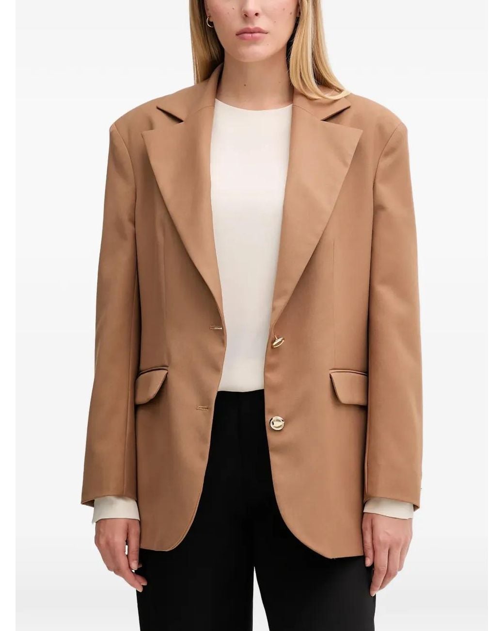 GAUDI Natural Button Blazer