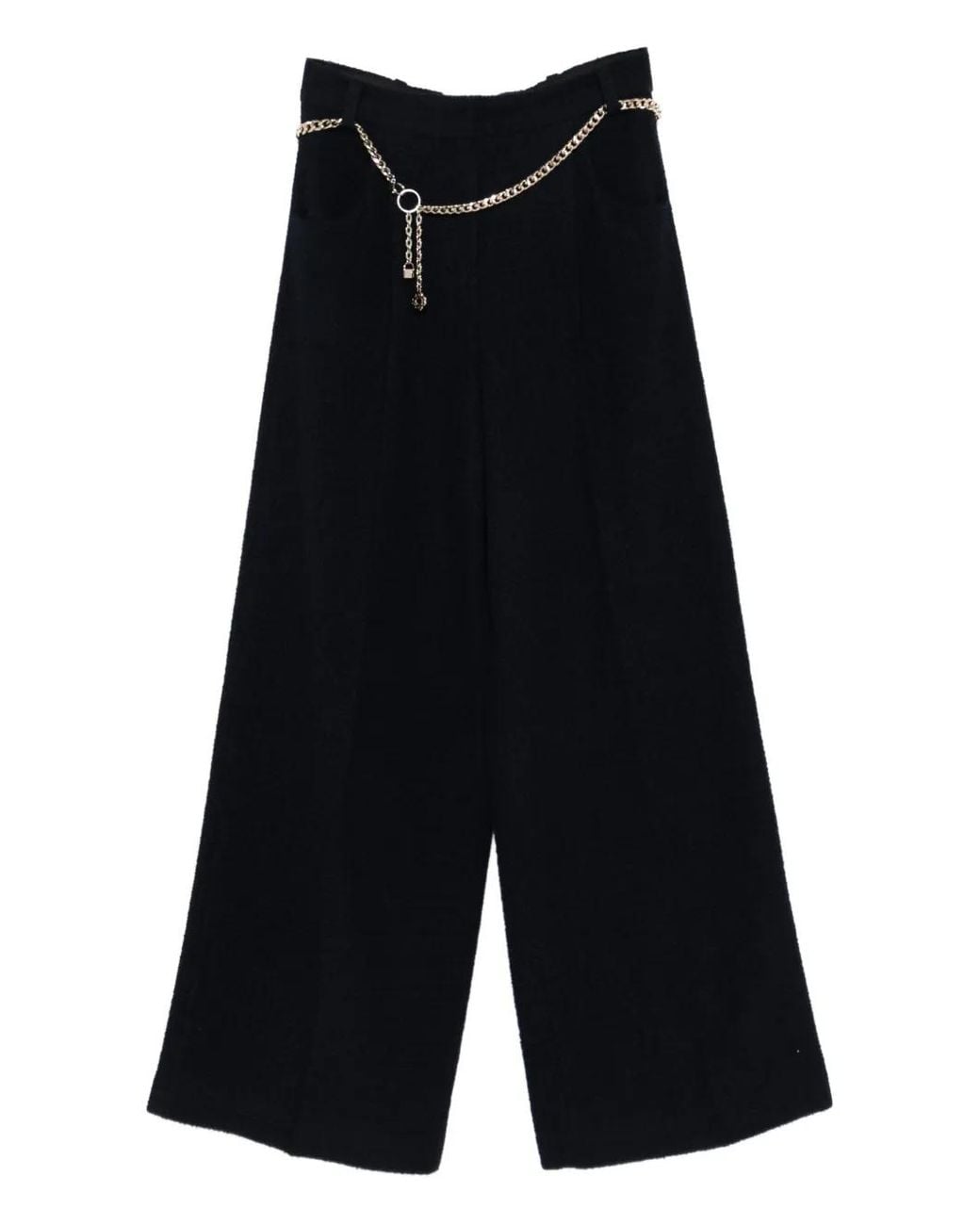 Maje Black Tweed Trousers