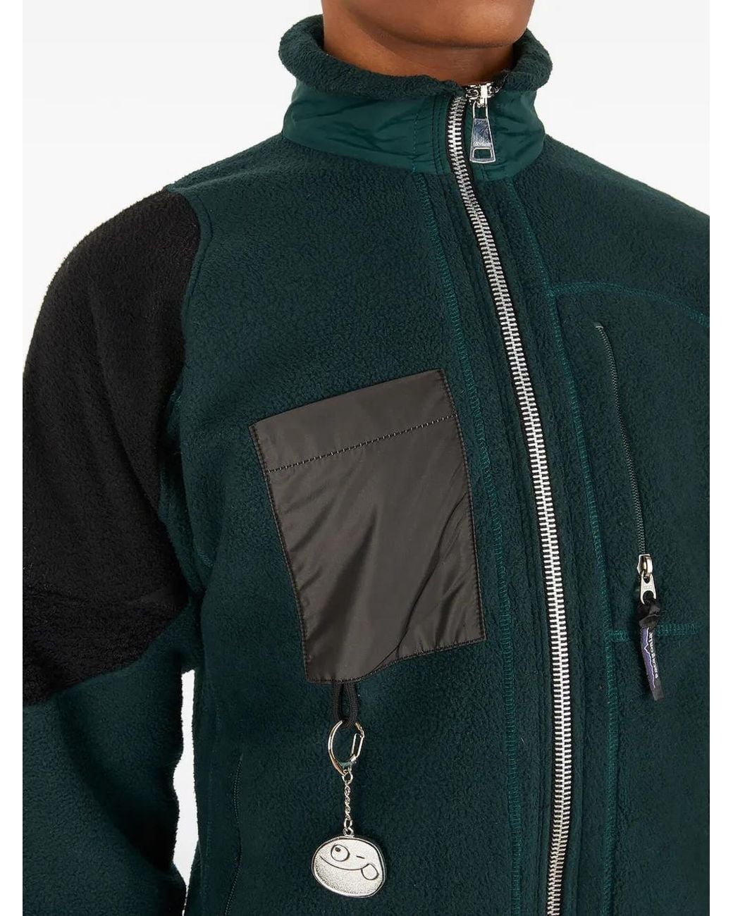 Giacca Con Inserti di (DI)VISION in Green da Uomo