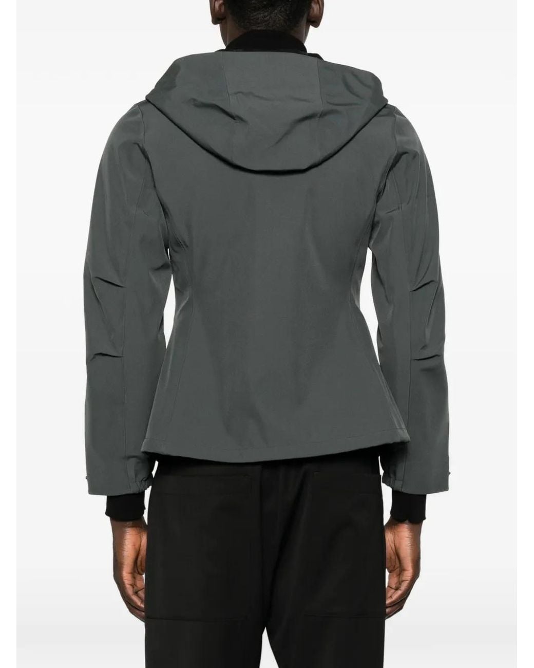 Rains Gray Suva Softshell Hooded Jacket
