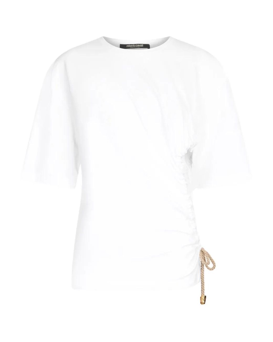 Roberto Cavalli White Jersey T-Shirt