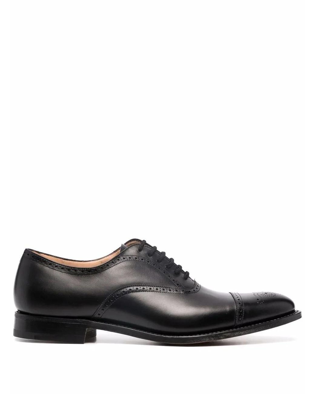 Church's Black Toronto Leather Oxford Shoes for men