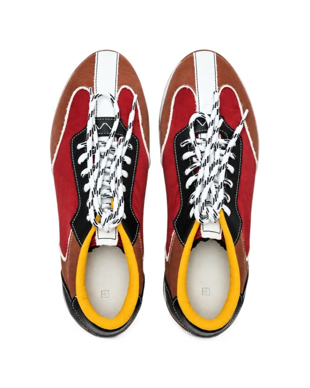 TheVerticaLine Red The42 Lace-Up Sneakers