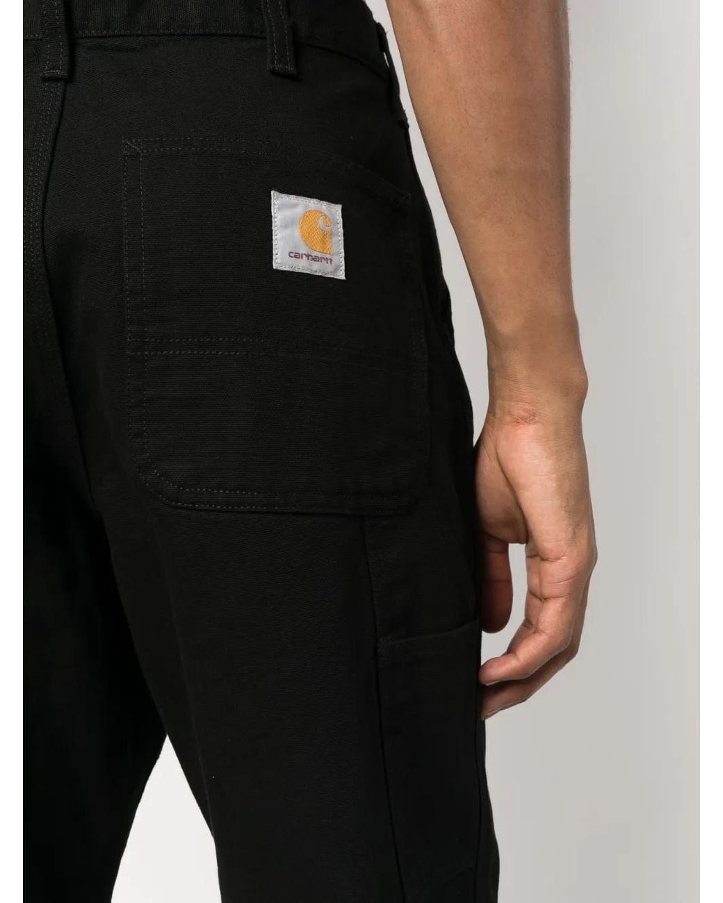 Carhartt Black Single Knee Straight-Leg Trousers for men