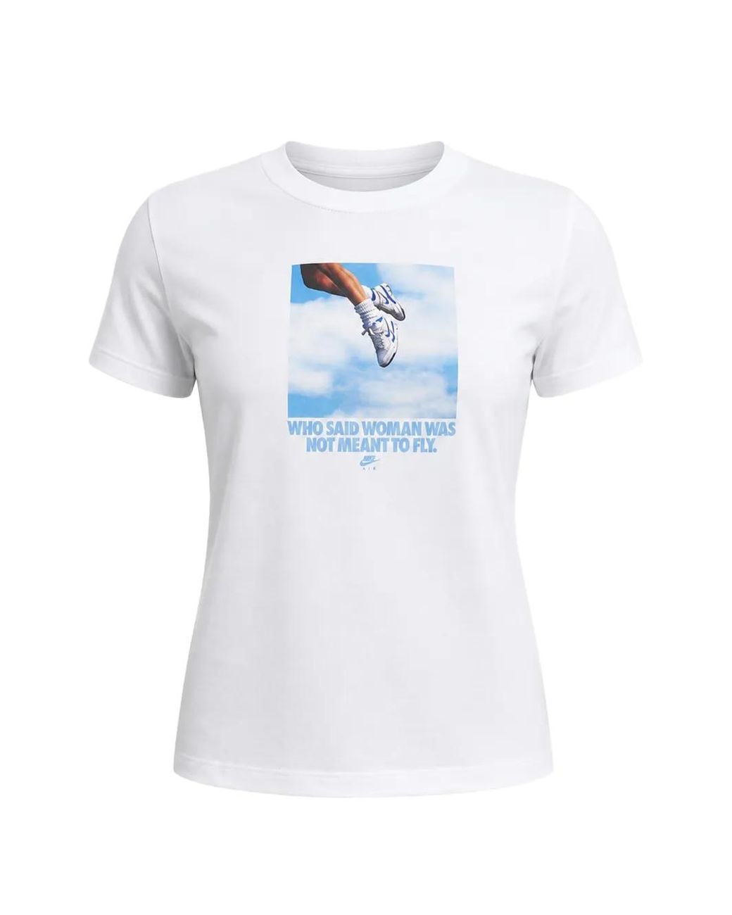 Nike White Graphic-Print Slim-Fit T-Shirt