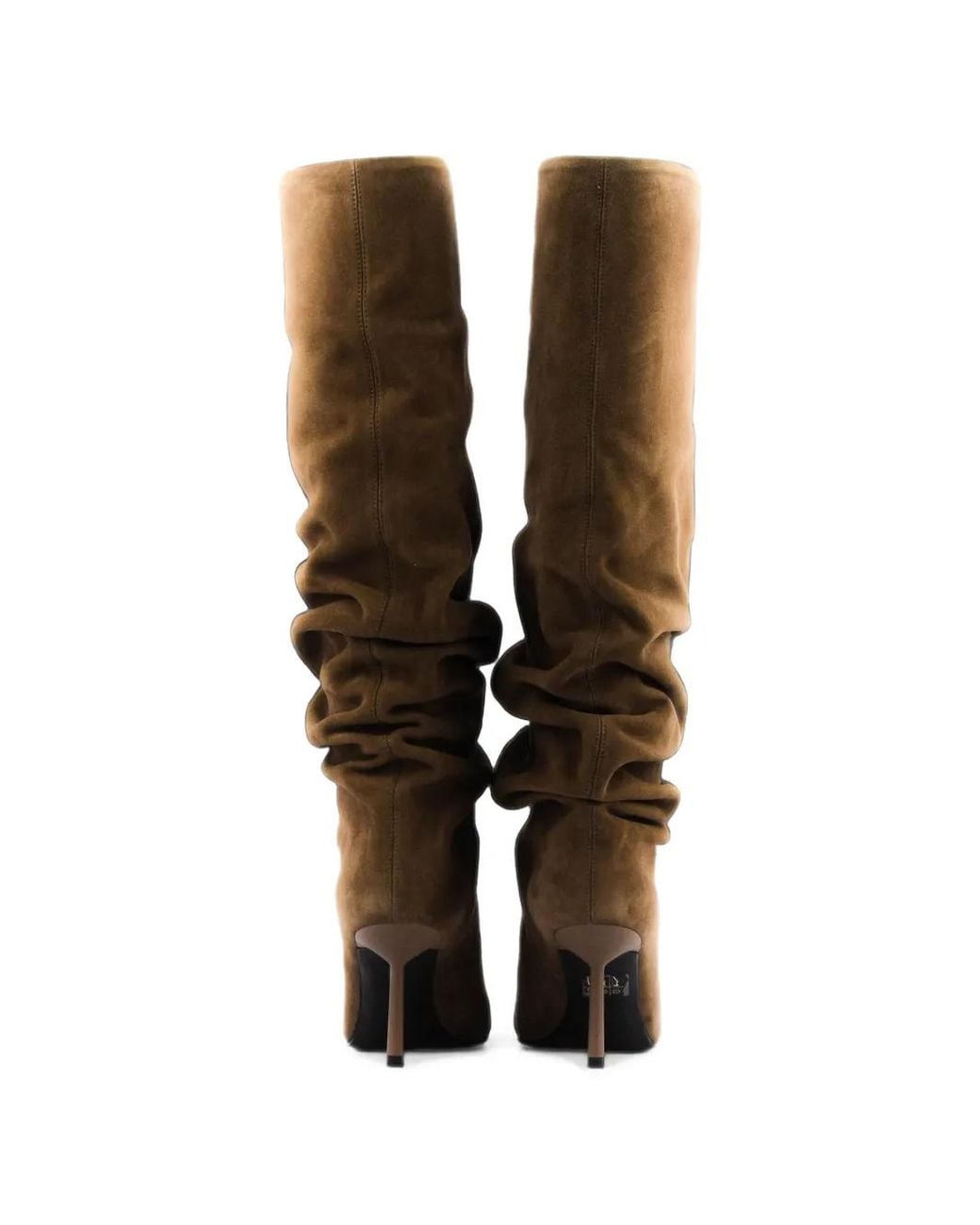 Le Silla Brown Bella Slouched Knee-High Boots
