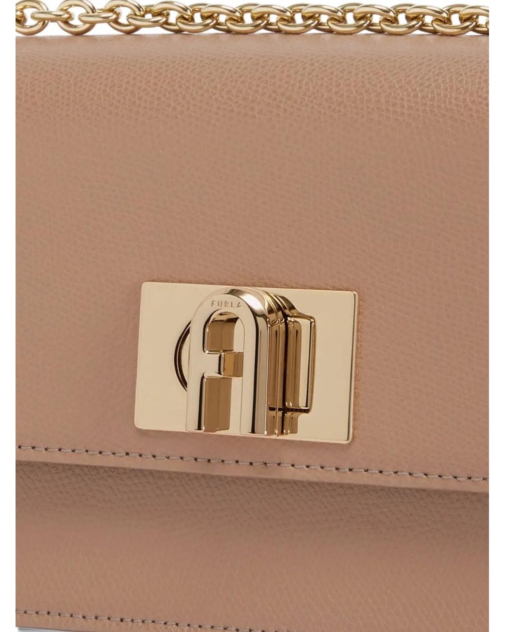 Furla Natural Mini 1927 Leather Crossbody Bag